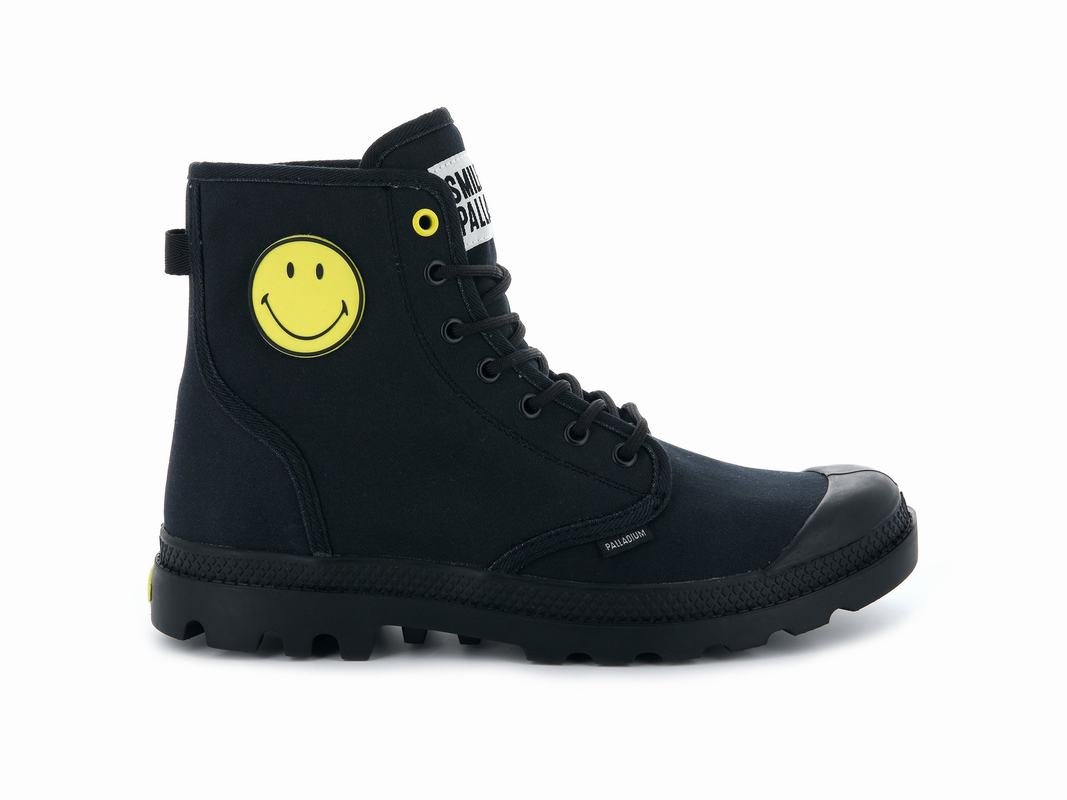 Palladium Pampa Smiley Fest Bag Muške Čizme Tamno Sive ||IO7092183||